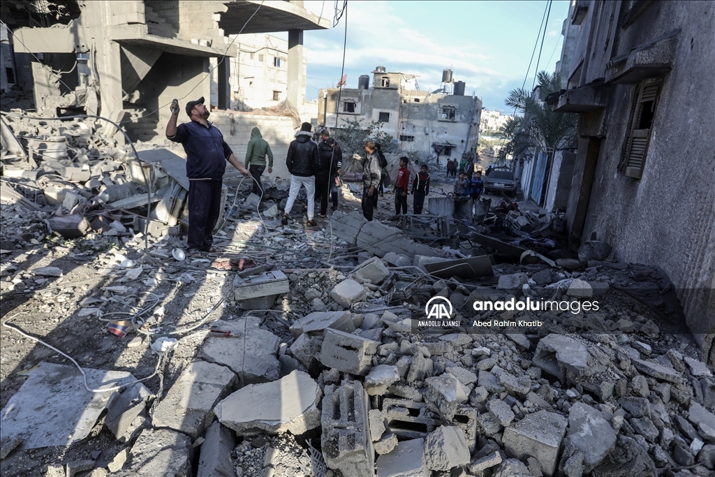 İsrail ordusunun Gazze Şeridi’ne yönelik saldırıları devam ediyor