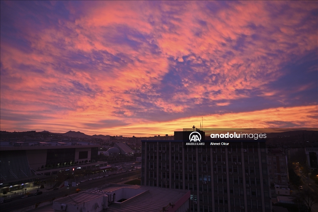 Ankara'da gün doğumu