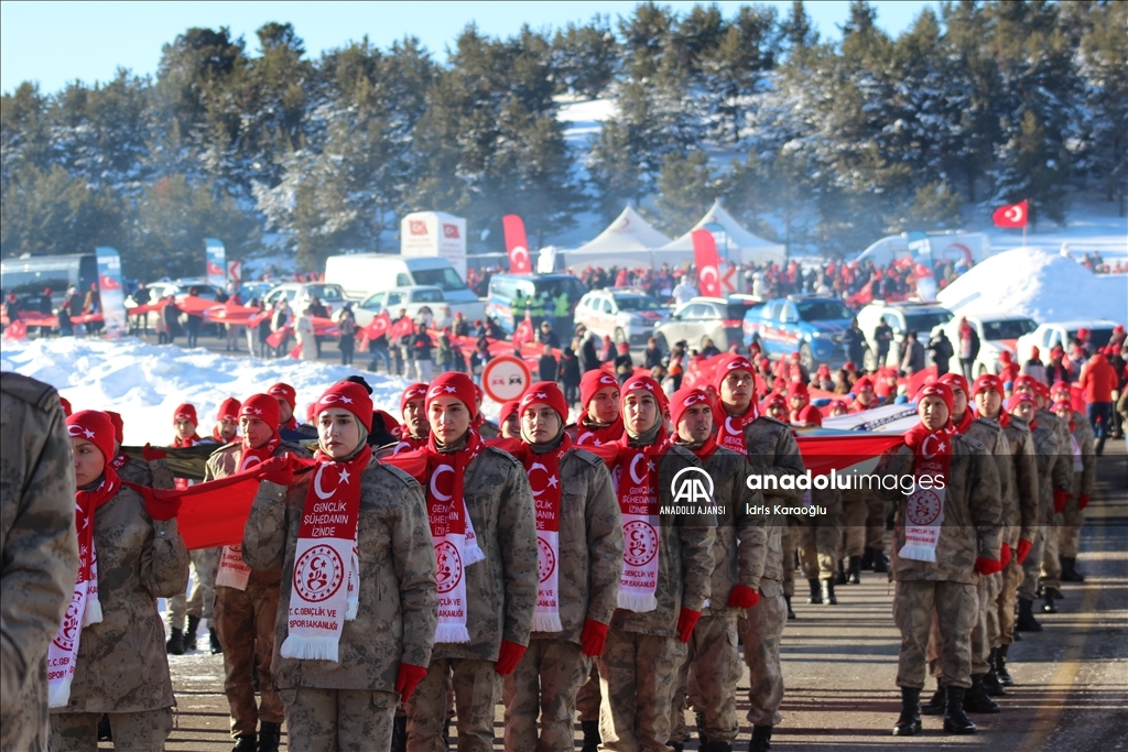 Türkiye "Bu toprakta izin var" temasıyla Sarıkamış'ta yürüyüşe başladı