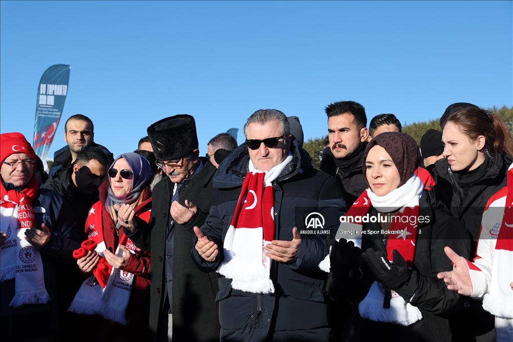 Türkiye "Bu toprakta izin var" temasıyla Sarıkamış'ta yürüyüşe başladı