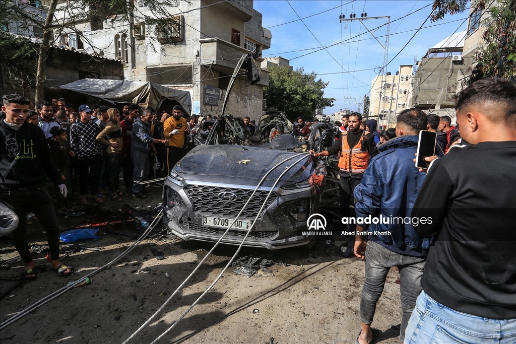 İsrail ordusunun Gazze Şeridi’ne yönelik saldırıları devam ediyor