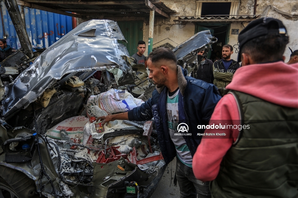 İsrail ordusunun Gazze Şeridi’ne yönelik saldırıları devam ediyor