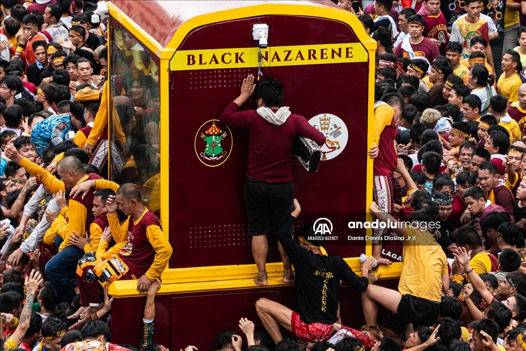 Annual celebration of the Feast of the Black Nazarene in Philippines