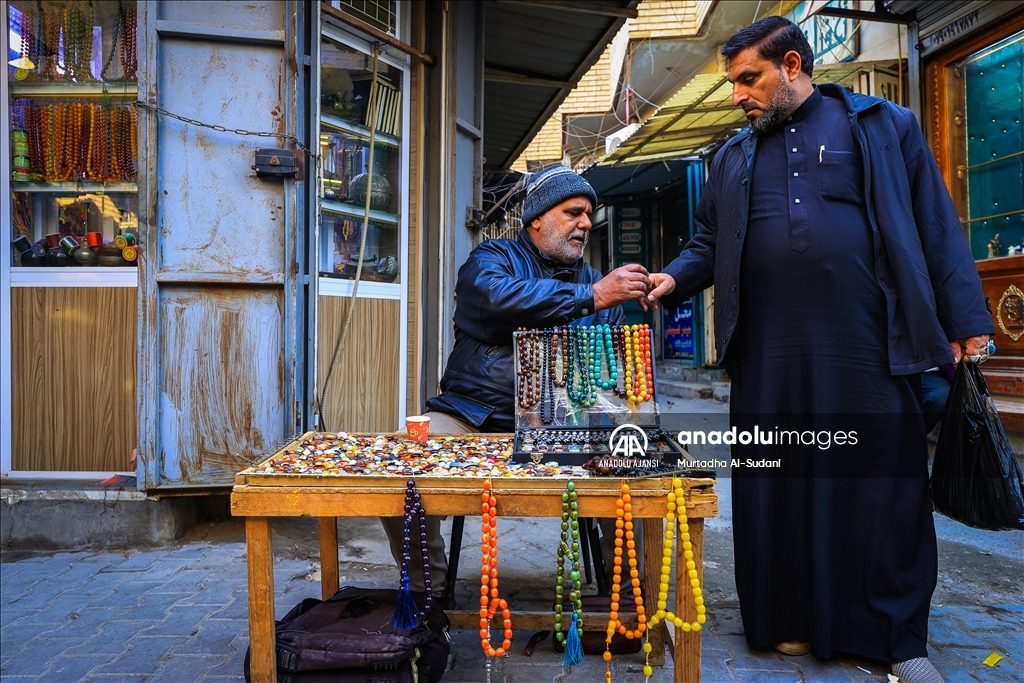 Irak'ta taşlı yüzük ve tesbih kültürü yıllardır yaşatılmaya devam ediyor