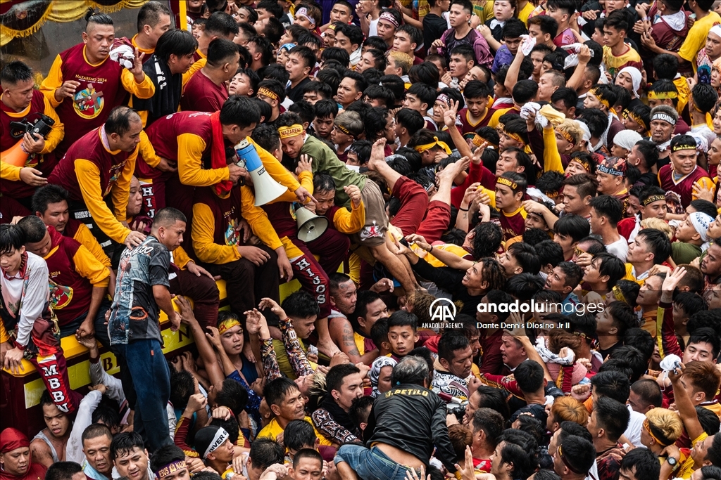 Annual celebration of the Feast of the Black Nazarene in Philippines