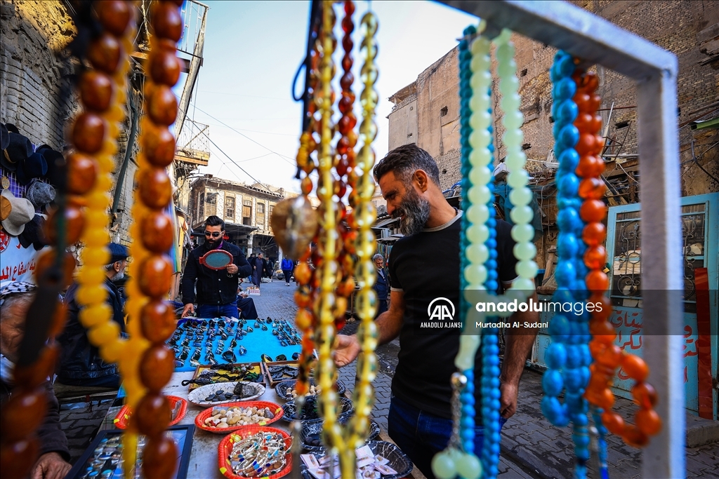 Irak'ta taşlı yüzük ve tesbih kültürü yıllardır yaşatılmaya devam ediyor