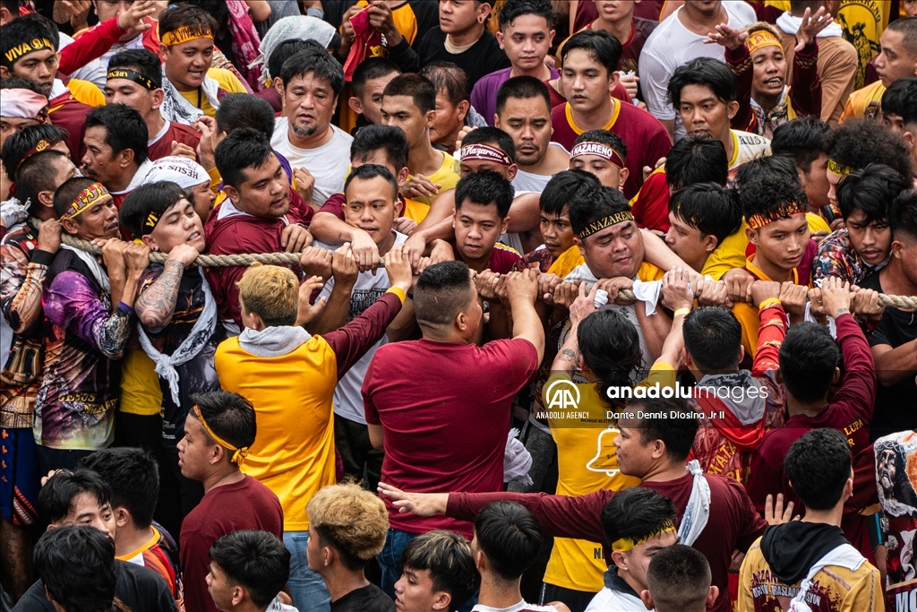 Annual celebration of the Feast of the Black Nazarene in Philippines