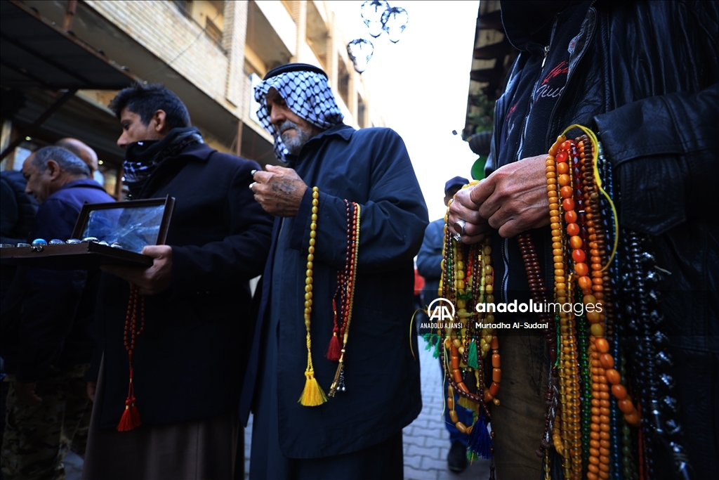 Irak'ta taşlı yüzük ve tesbih kültürü yıllardır yaşatılmaya devam ediyor