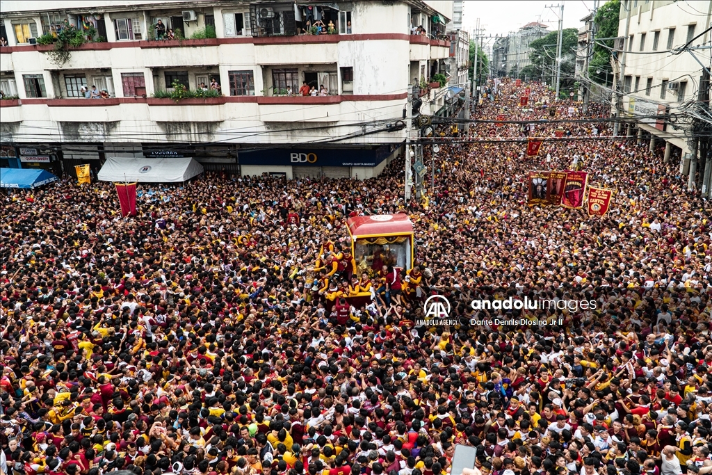 Annual celebration of the Feast of the Black Nazarene in Philippines