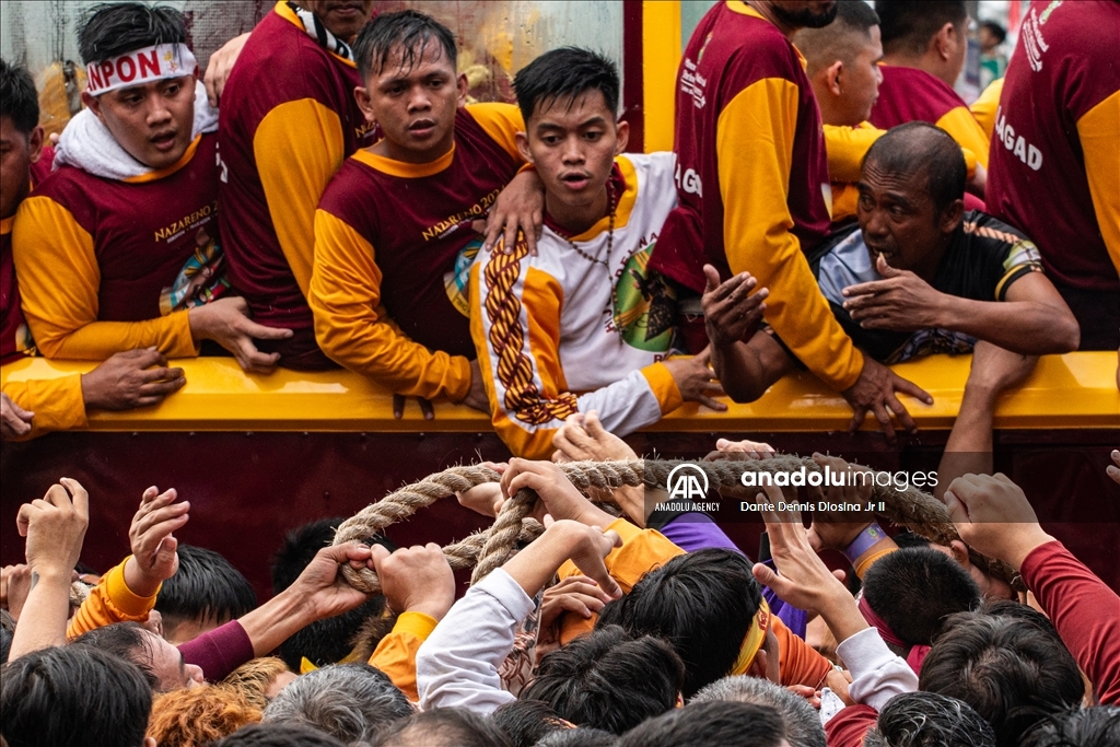 Annual celebration of the Feast of the Black Nazarene in Philippines