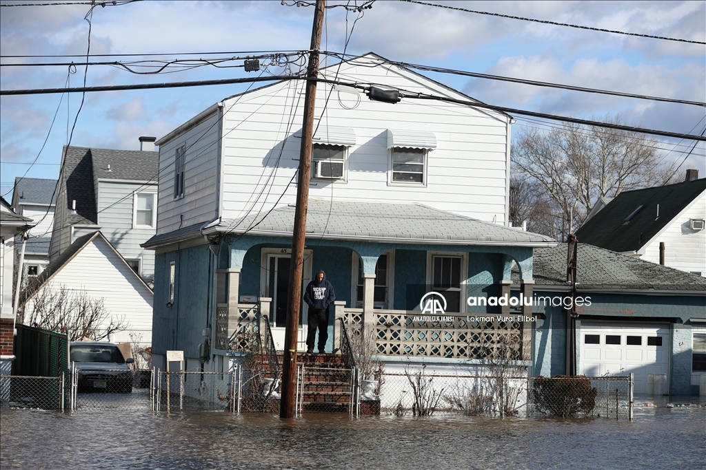 New Jersey'de şiddetli yağışlar sele neden oldu