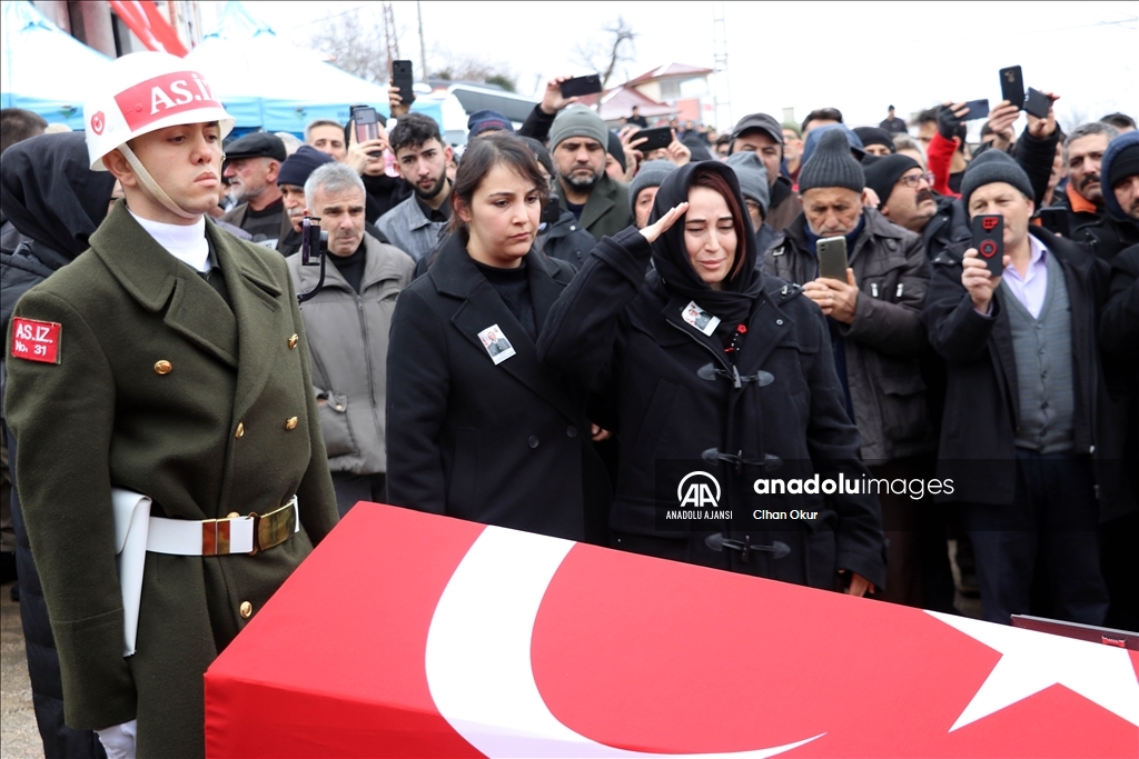 Şehit Piyade Uzman Çavuş Samet Aslan, Amasya'da son yolculuğuna uğurlandı