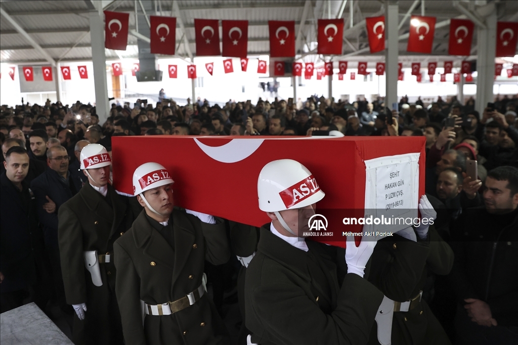 Şehit Uzman Çavuş Gün, Gaziantep'te son yolculuğuna uğurlandı