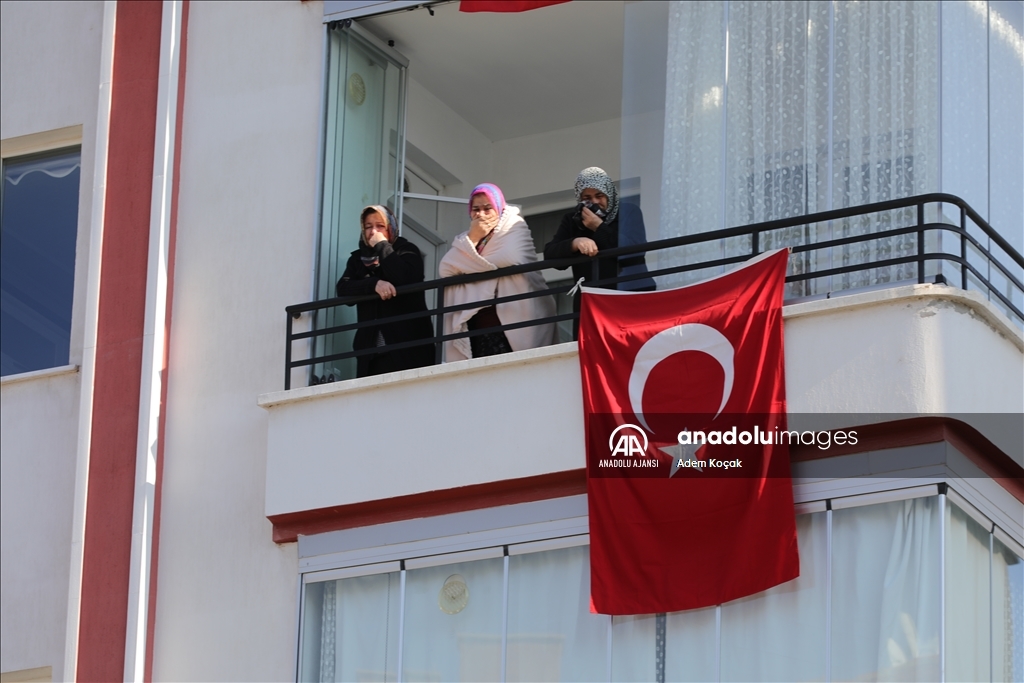 Şehit Piyade Üsteğmen Gökhan Delen, Aksaray'da son yolculuğuna uğurlandı