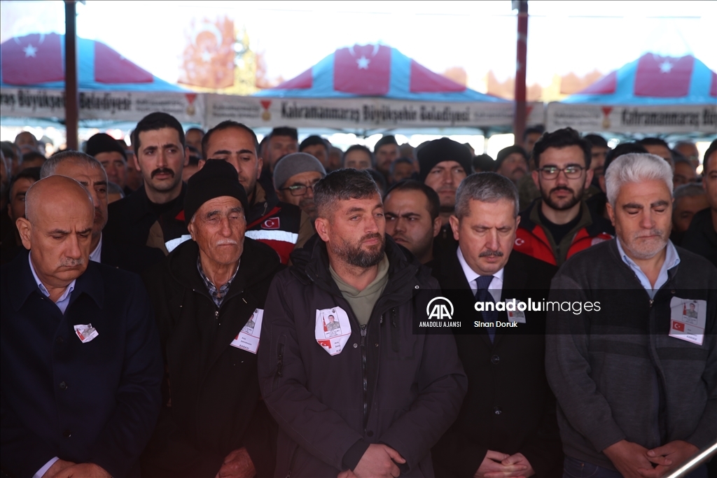 Şehit Sözleşmeli Er Emrullah Gülmez, Kahramanmaraş'ta son yolculuğuna uğurlandı