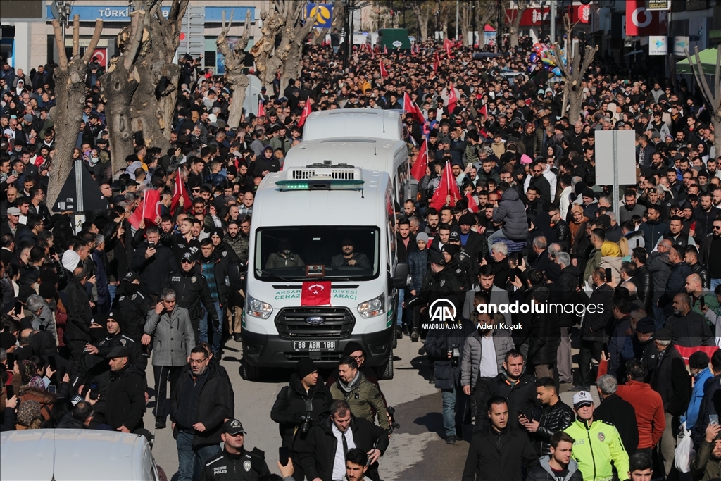 Şehit Piyade Üsteğmen Gökhan Delen, Aksaray'da son yolculuğuna uğurlandı