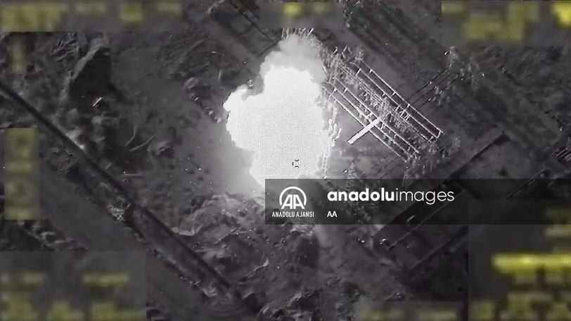 MİT, Suriye'de, PKK/YPG'ye ait terör amaçlı kullanılan 23 hedefi imha etti