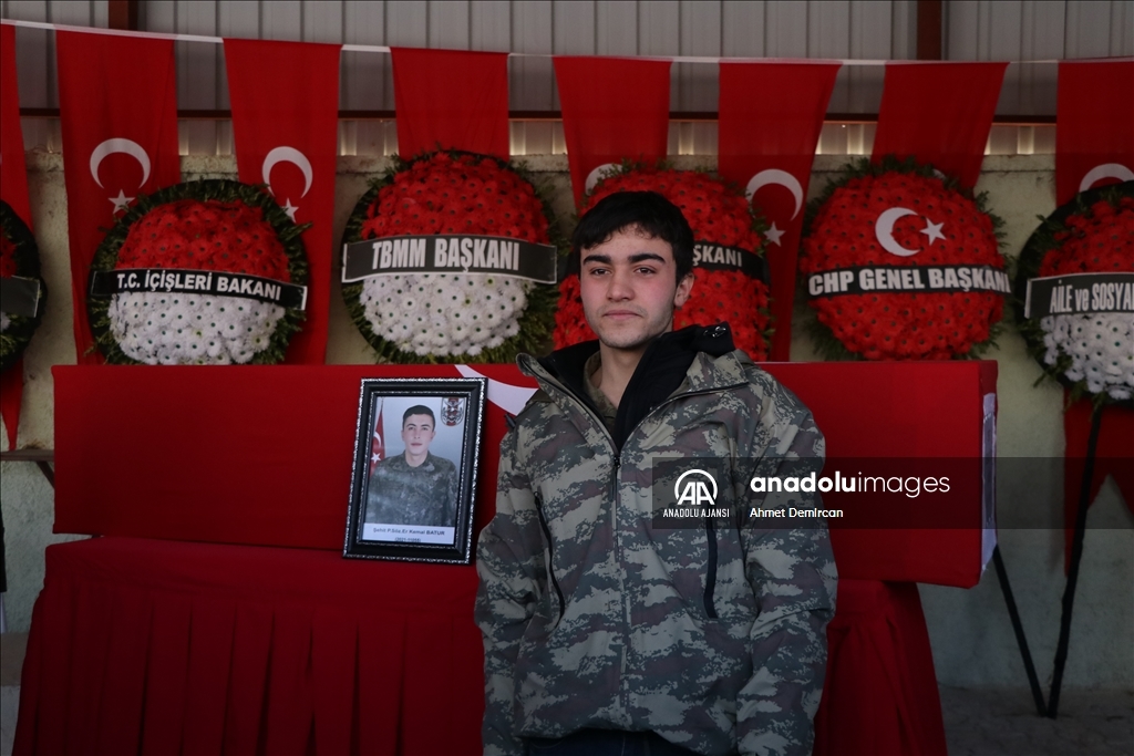 Şehit Sözleşmeli Er Kemal Batur, Niğde'de son yolculuğuna uğurlandı