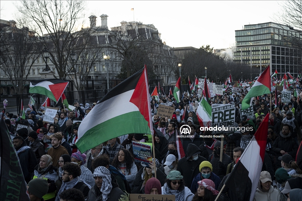 Manifestation pro-palestinienne à Washington DC