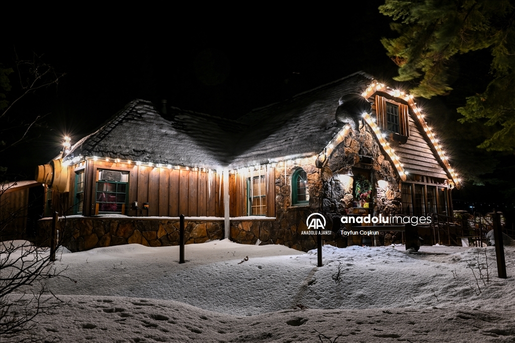 Kaliforniya eyaletinin South Lake Tahoe kentinde kış