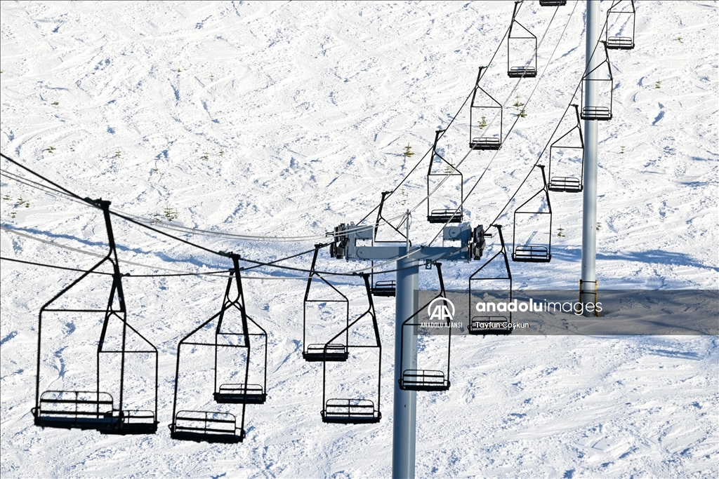 Kaliforniya eyaletinin South Lake Tahoe kentinde kış