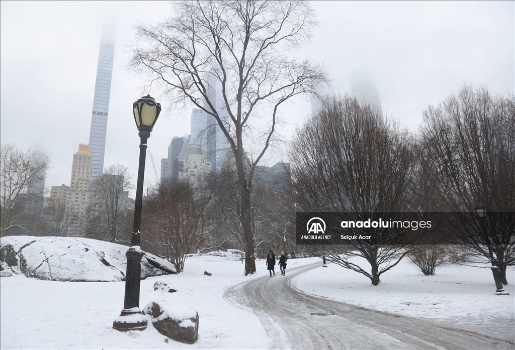 New York City receives heaviest snowfall in two years