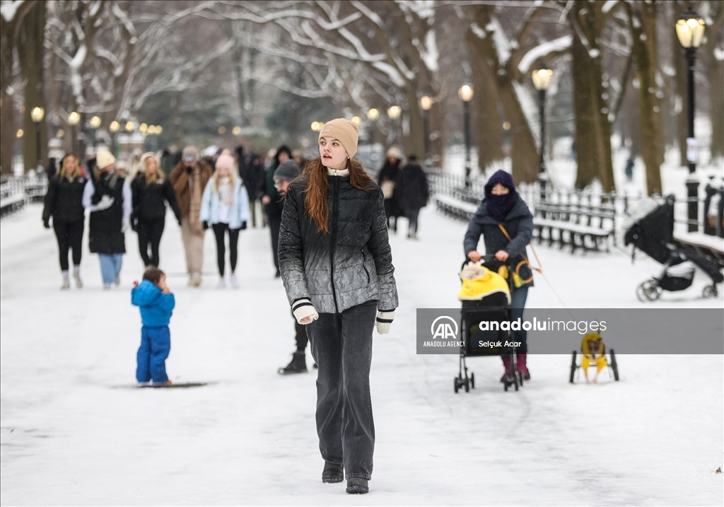 New York City receives heaviest snowfall in two years