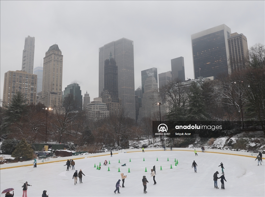 New York City receives heaviest snowfall in two years