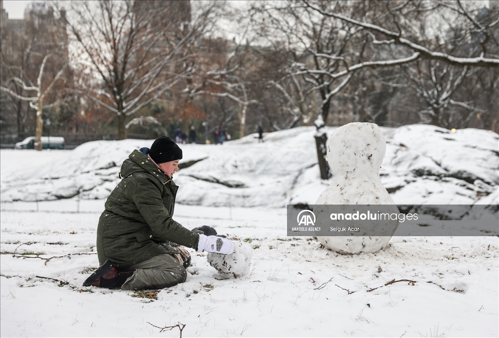 New York City receives heaviest snowfall in two years