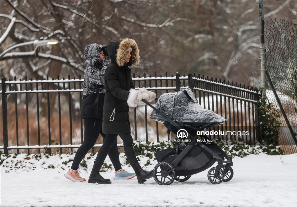 New York City receives heaviest snowfall in two years
