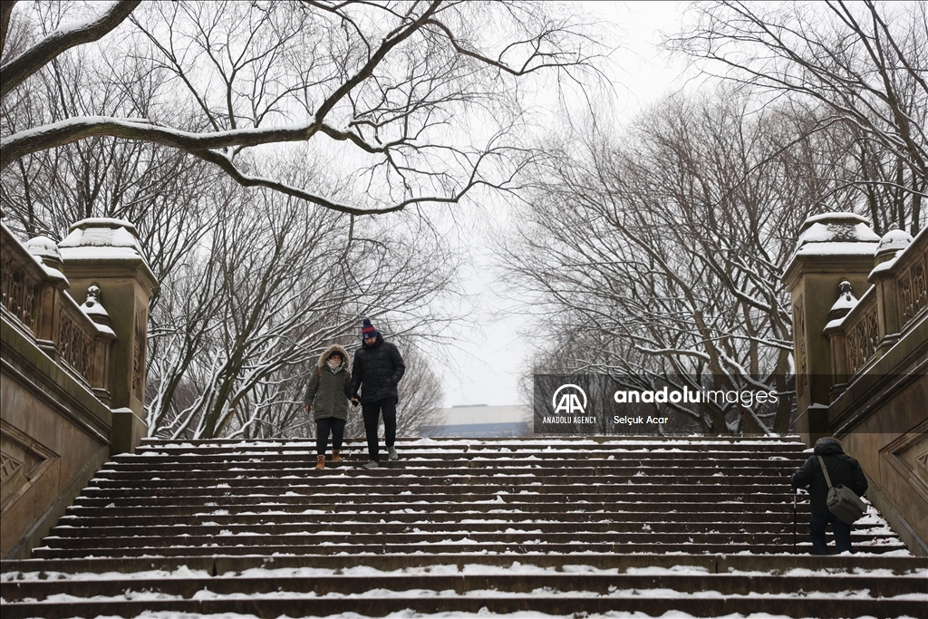 New York City receives heaviest snowfall in two years