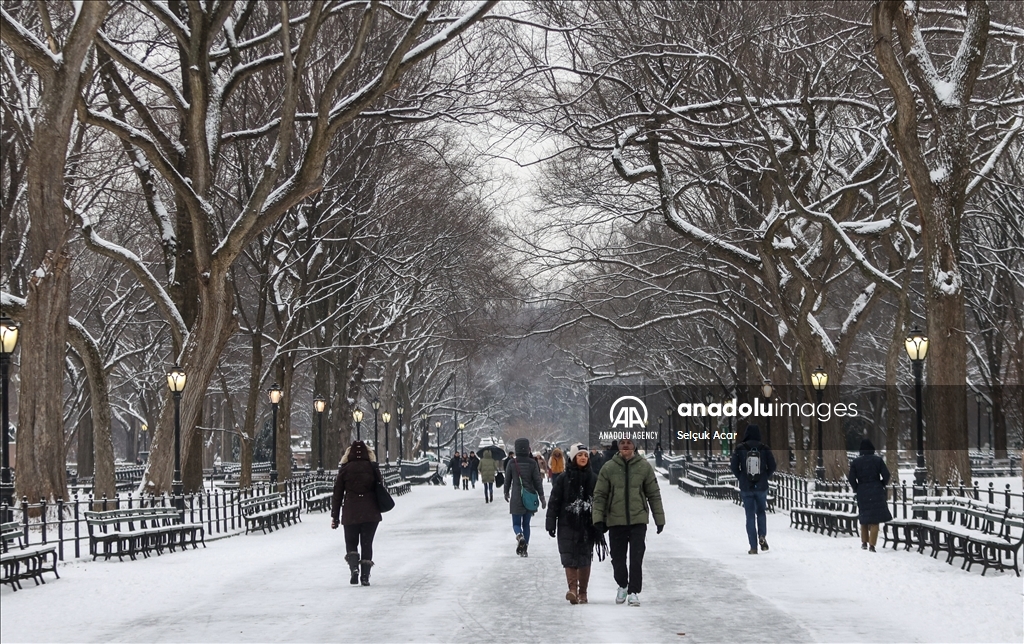 New York City receives heaviest snowfall in two years