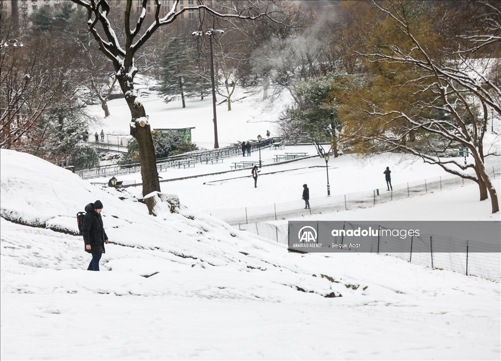 New York City receives heaviest snowfall in two years