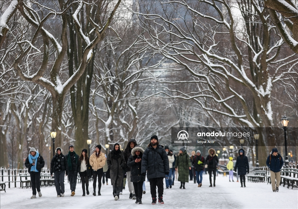 New York City receives heaviest snowfall in two years