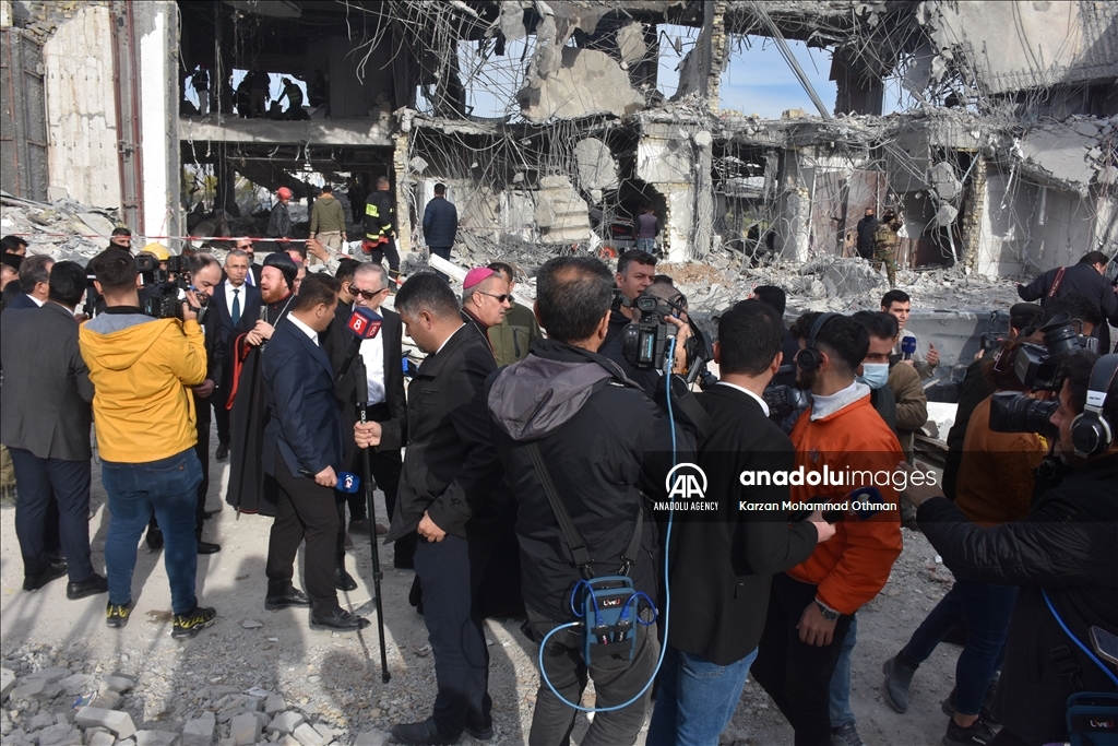 تواصل جهود البحث والإنقاذ لمبني استهدفه الحرس الثوري الإيراني في أربيل