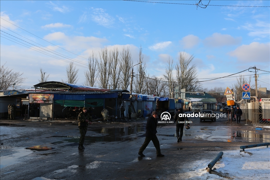Rusya'nın ilhak ettiği Donetsk'e Ukrayna ordusunca düzenlenen saldırıda 25 kişi öldü