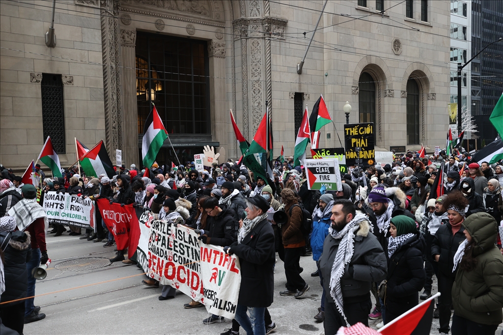 В Канаде прошла акция в поддержку Палестины