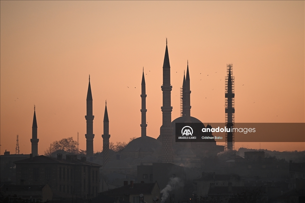 Edirne'de gün doğumu
