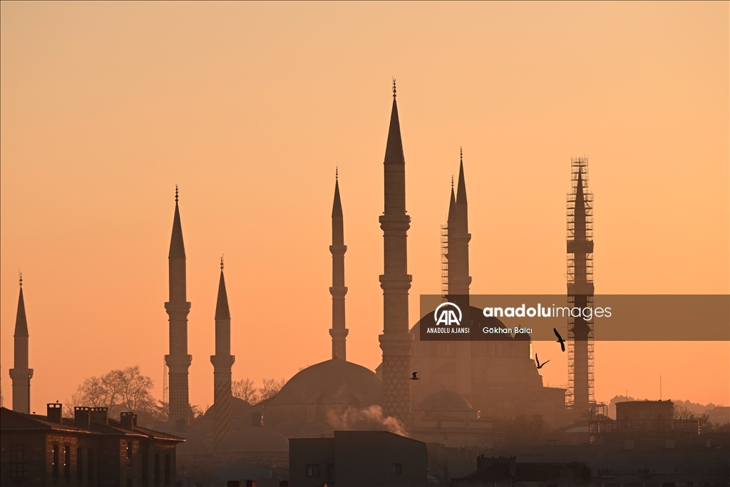 Edirne'de gün doğumu