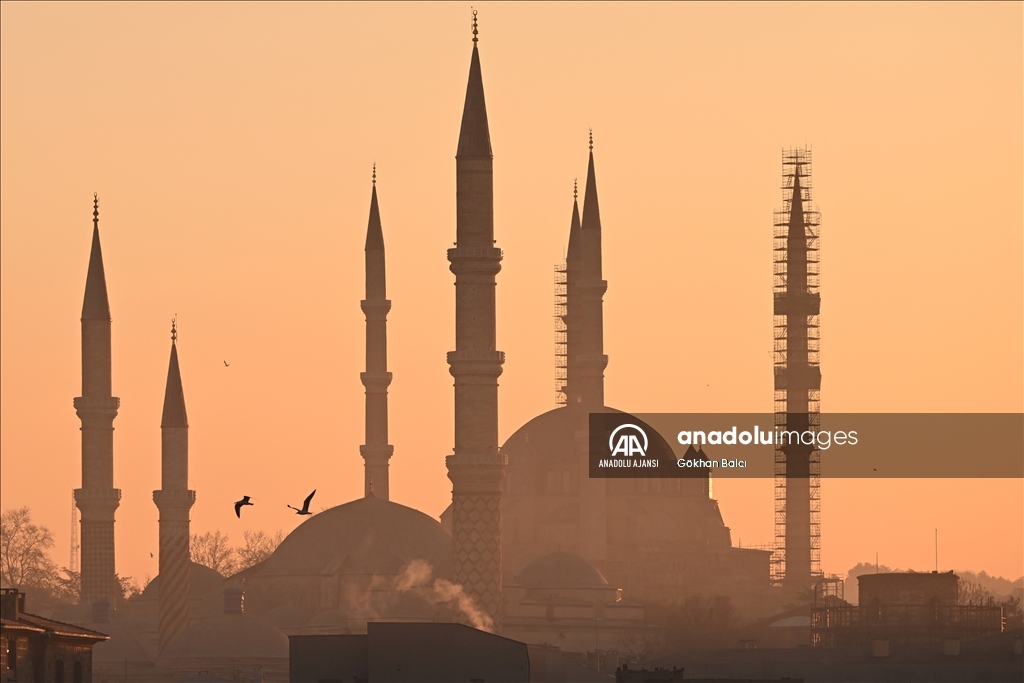 Edirne'de gün doğumu