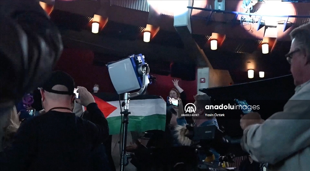 Pro-Palestine protesters interrupt Biden over a dozen times at campaign rally