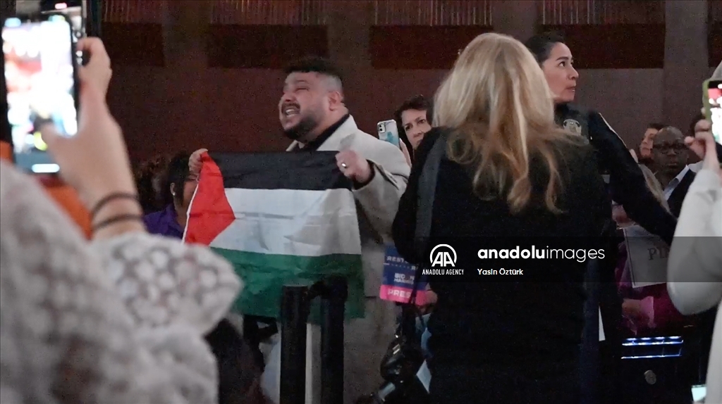 Pro-Palestine protesters interrupt Biden over a dozen times at campaign rally