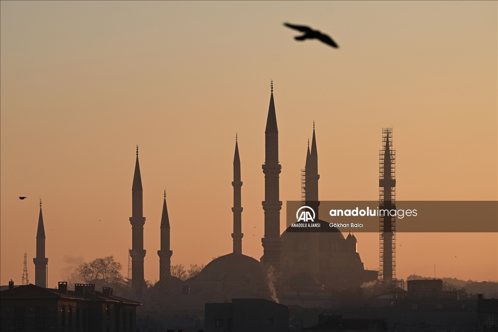 Edirne'de gün doğumu