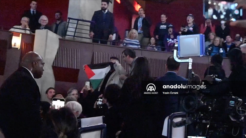Pro-Palestine protesters interrupt Biden over a dozen times at campaign rally