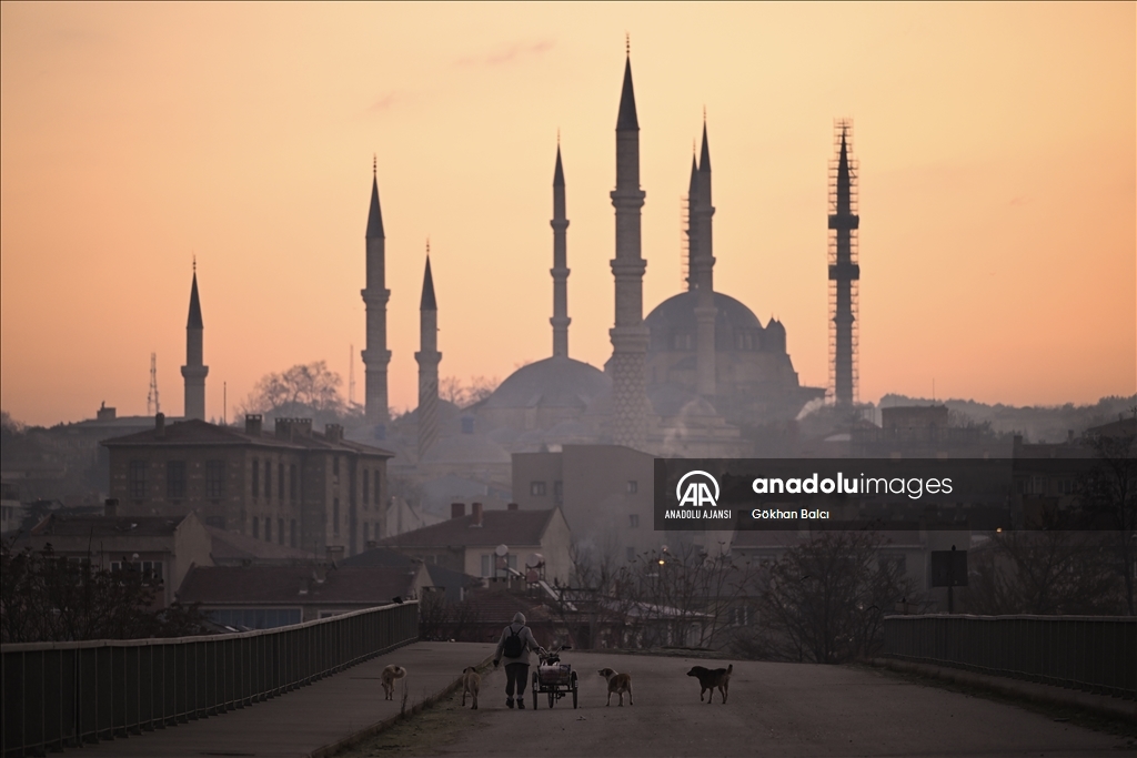Edirne'de gün doğumu