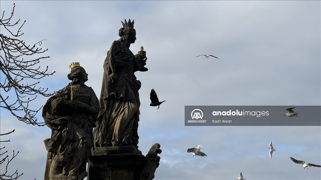Sculptures of the "Golden City" Prague
