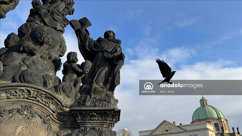 Sculptures of the "Golden City" Prague
