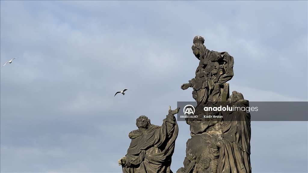 Sculptures of the "Golden City" Prague