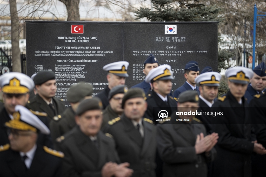Başkentte Kore şehitleri anıldı