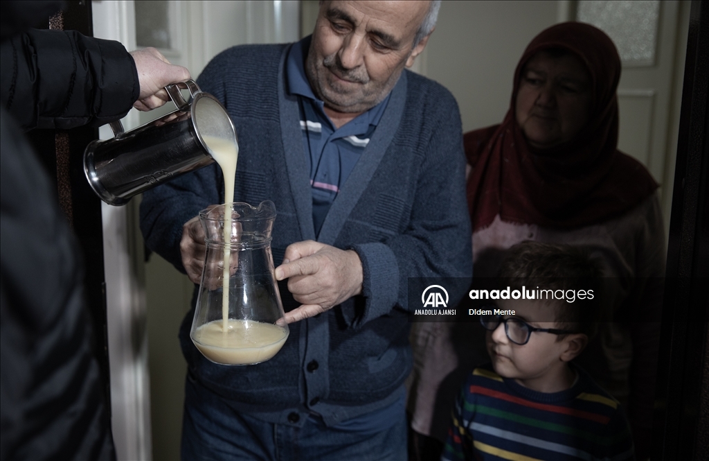 Kış gecelerinin geleneksel içeceği “Boza”